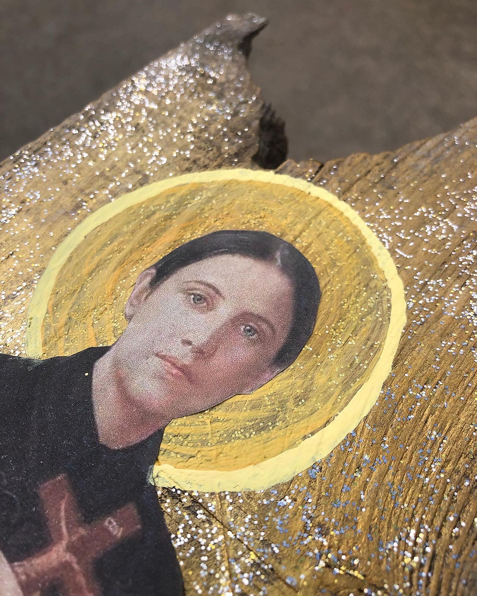 Thumbnail: Saint Gemma Galgani Wooden Wall Hanging