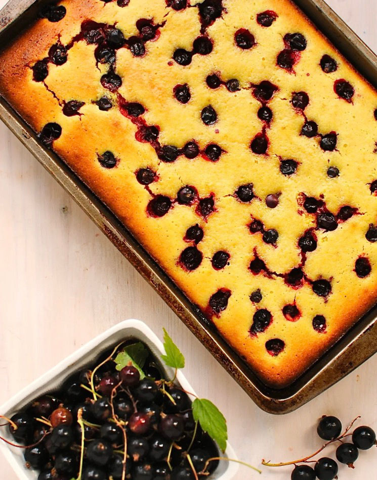 Thumbnail: Polenta Cake, Lemon, Blueberry, Almond and Olive Oil x2 Slices