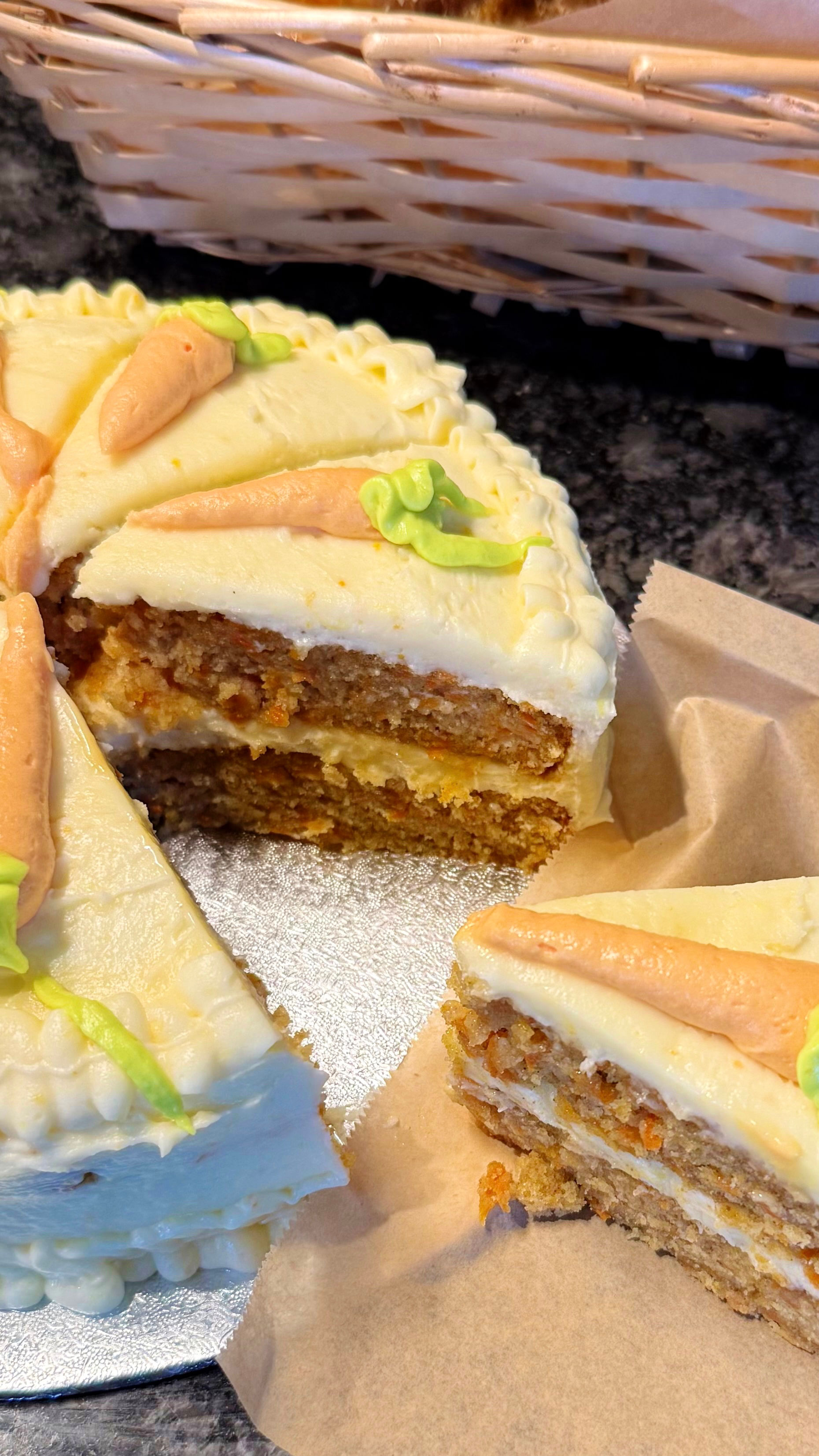 Carrot 🥕 Cake, Slice x2