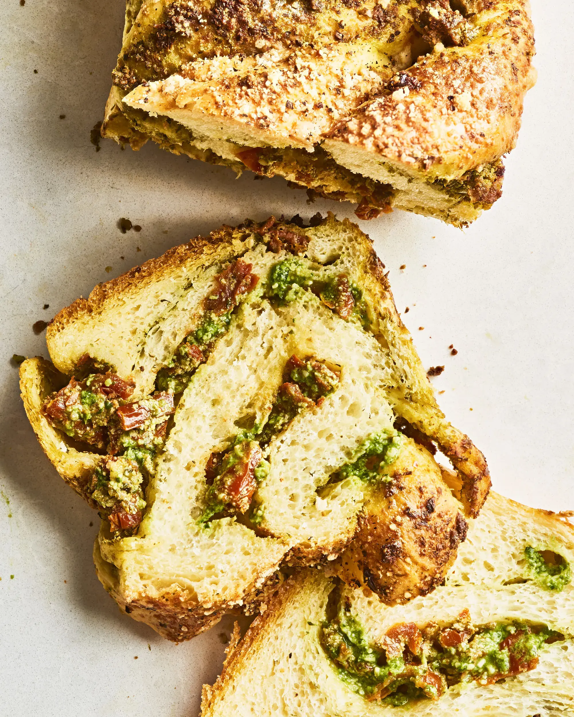Babka - Savoury Cheddar Cheese, Garlic, Parsley and Parmesan