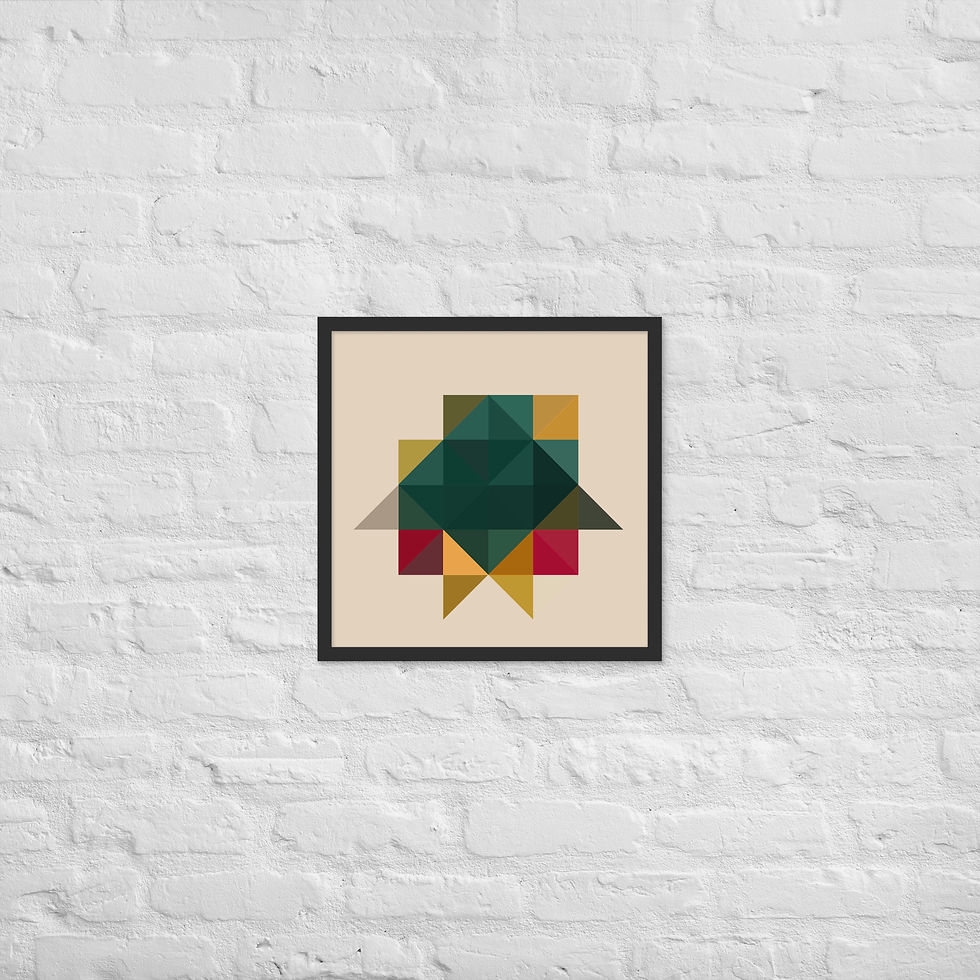 Thumbnail: GEOMETRIC 000 (FRAMED)