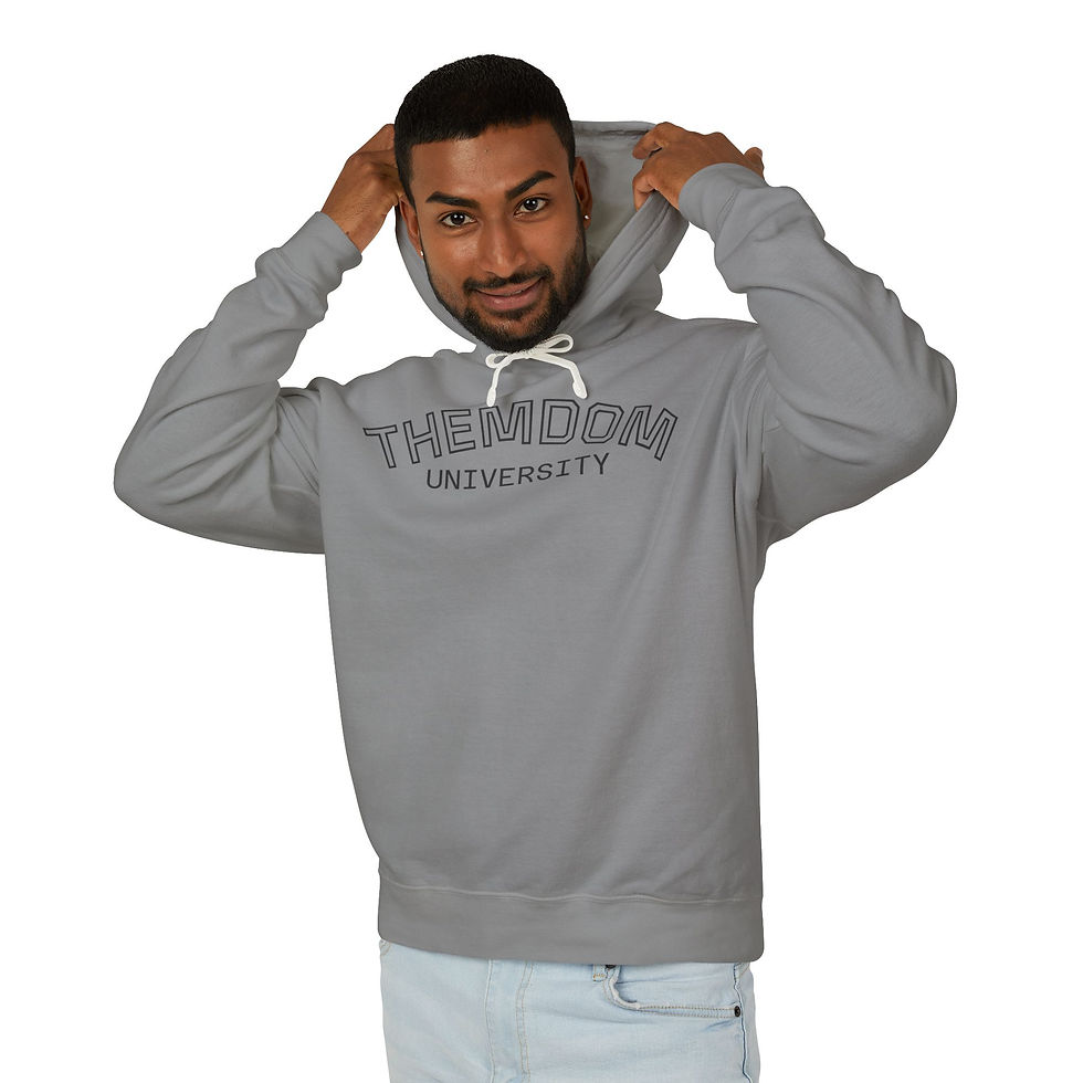 Thumbnail: Themdom University Hoodie — Minimal Collegiate Pullover