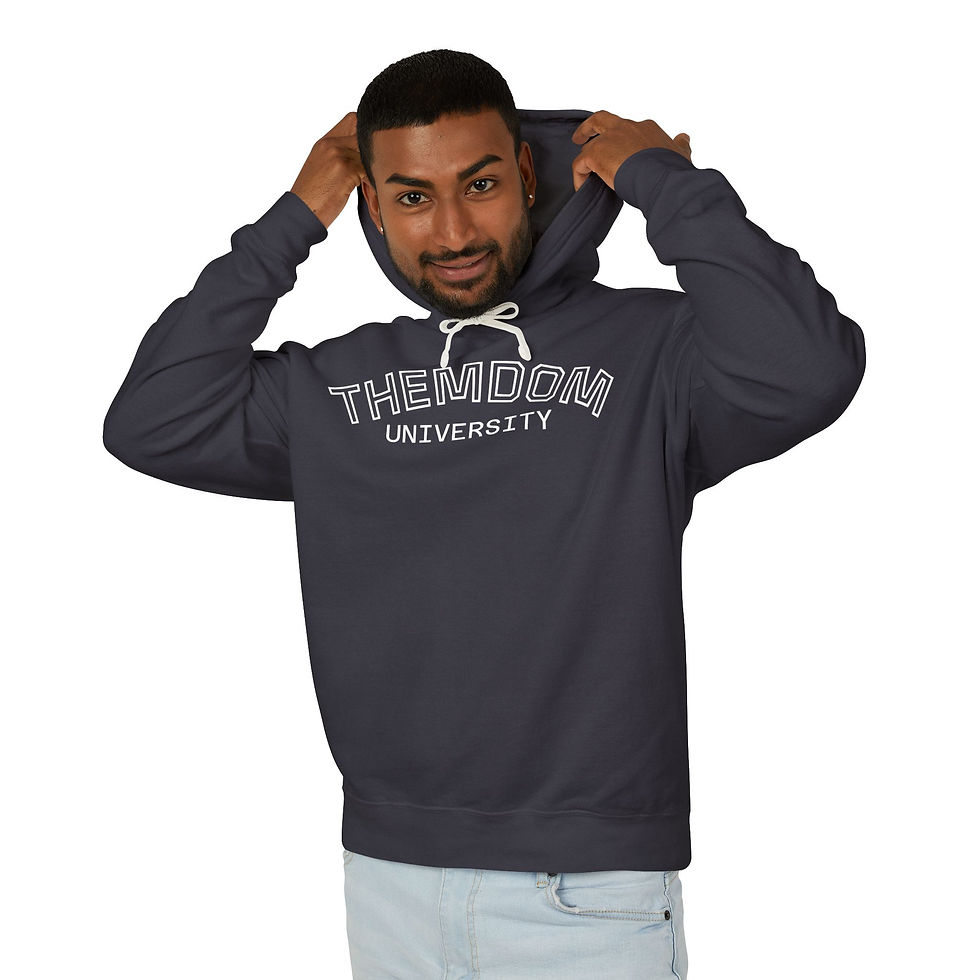 Thumbnail: Themdom University Hoodie — Minimal Collegiate Pullover