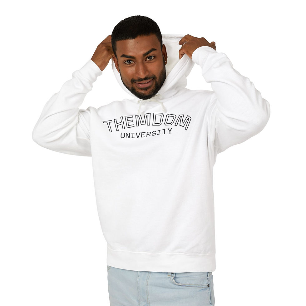 Thumbnail: Themdom University Hoodie — Minimal Collegiate Pullover