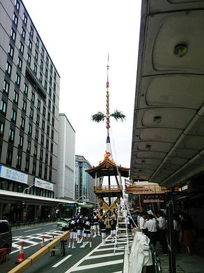 나기나타보코(長刀鉾)의 주변을 둘러보았어요!