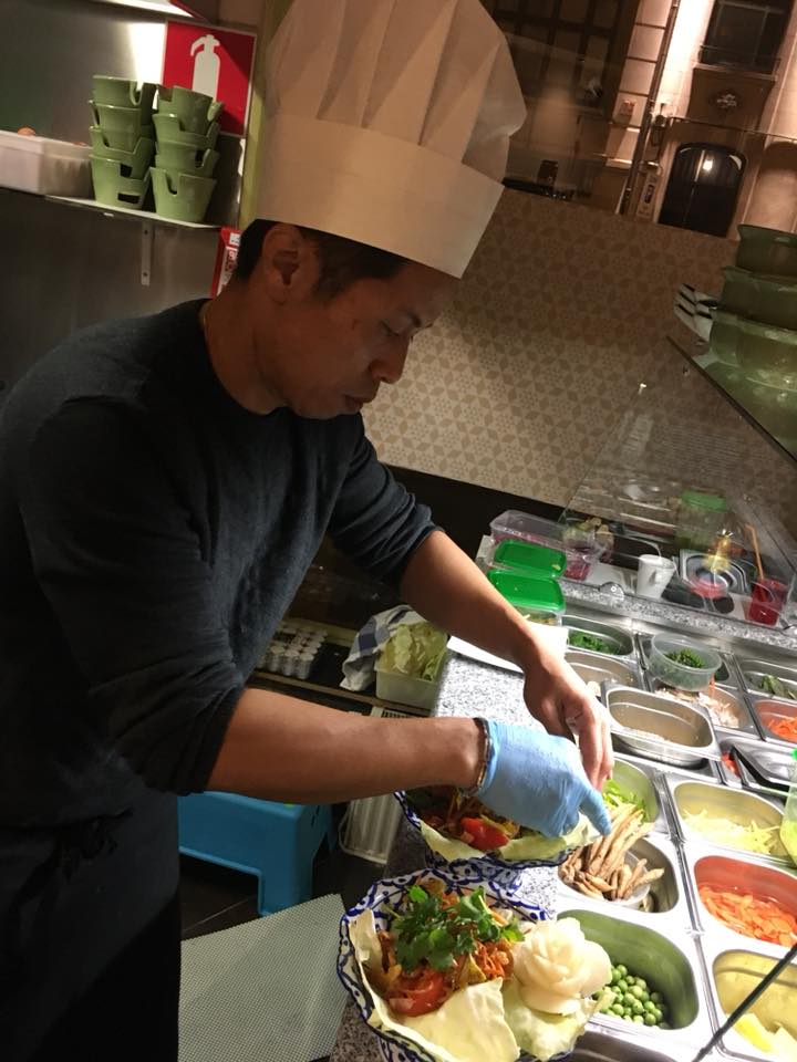 Arranged Food and Objects