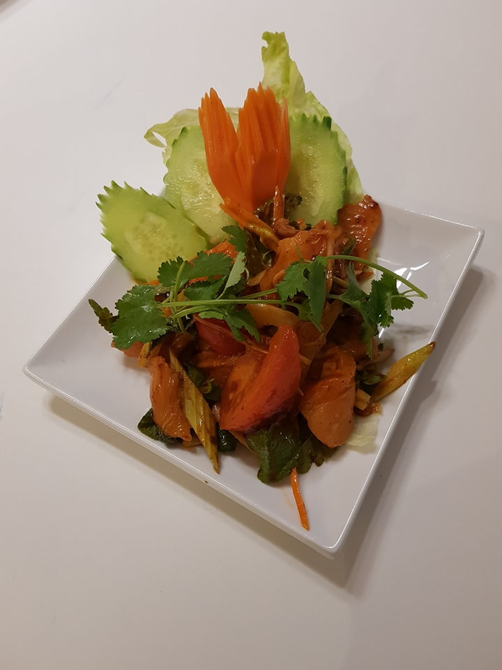 Arranged Food and Objects