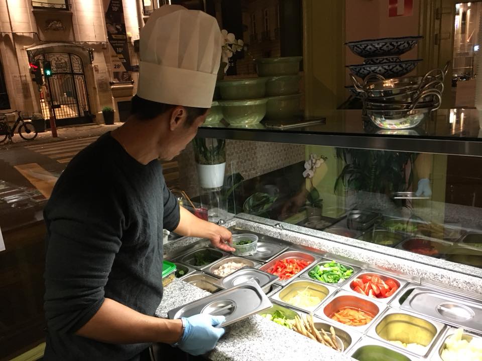 Arranged Food and Objects