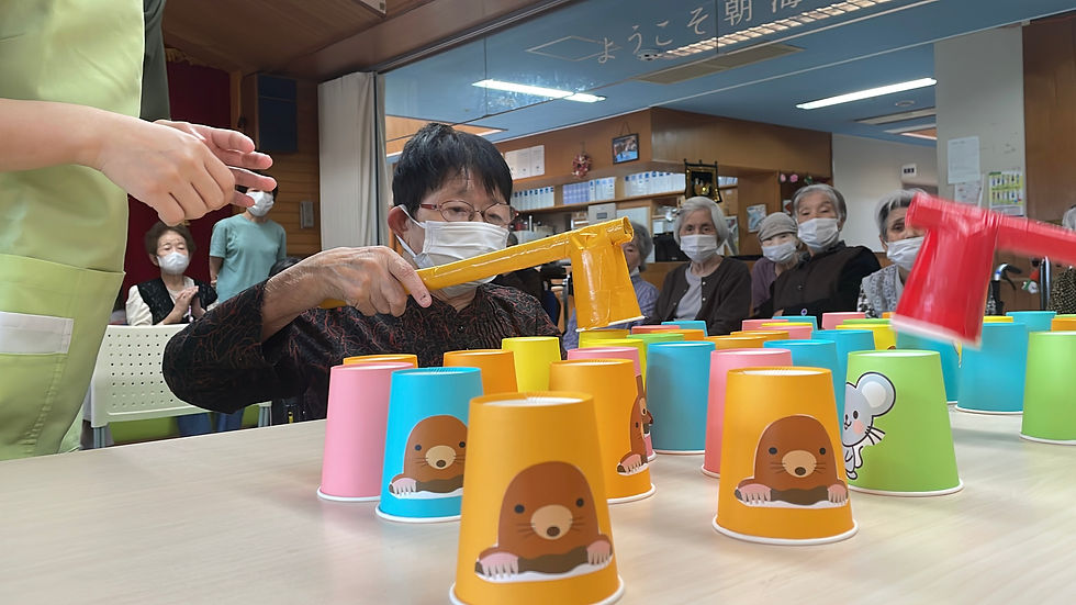 モグラ叩き(朝海荘)
