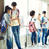 School Hallway