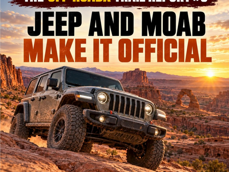 Off-RoadX Trail Report #8 - Jeep & Moab Make it Official