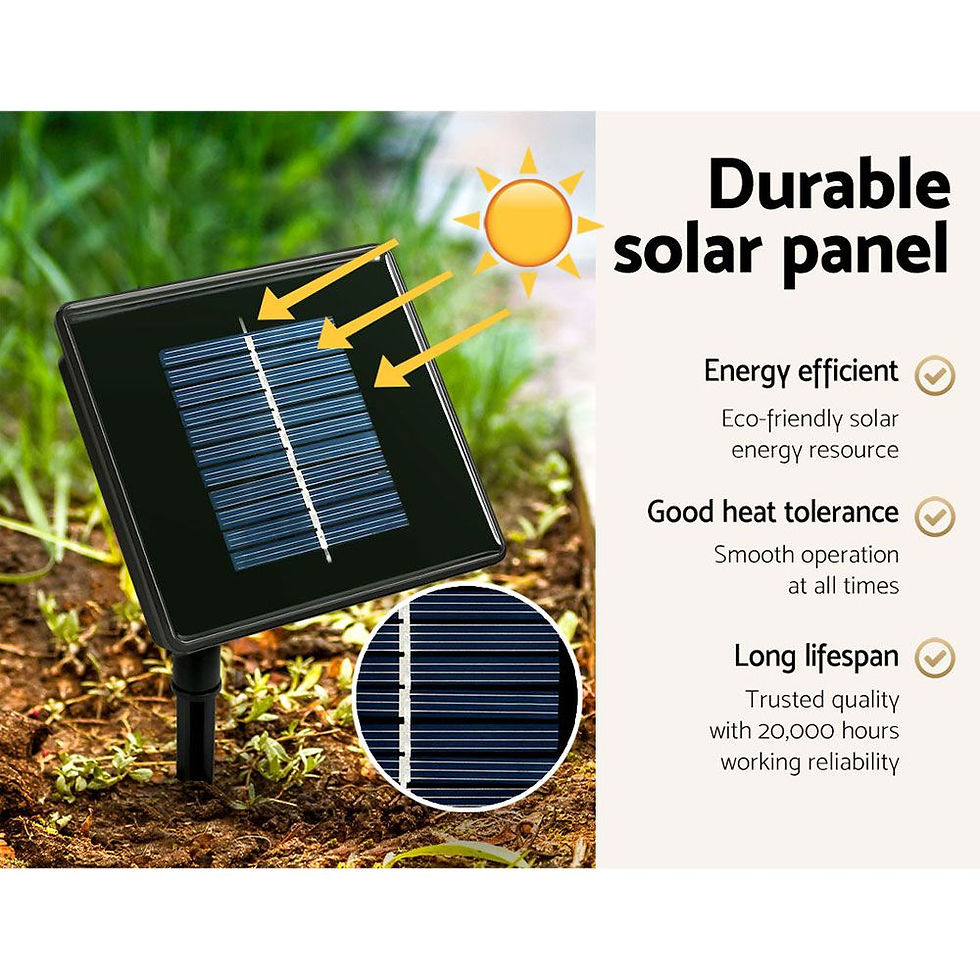 Thumbnail: 2.4M Christmas Tree LED Solar Motif Lights Jingle Jollys