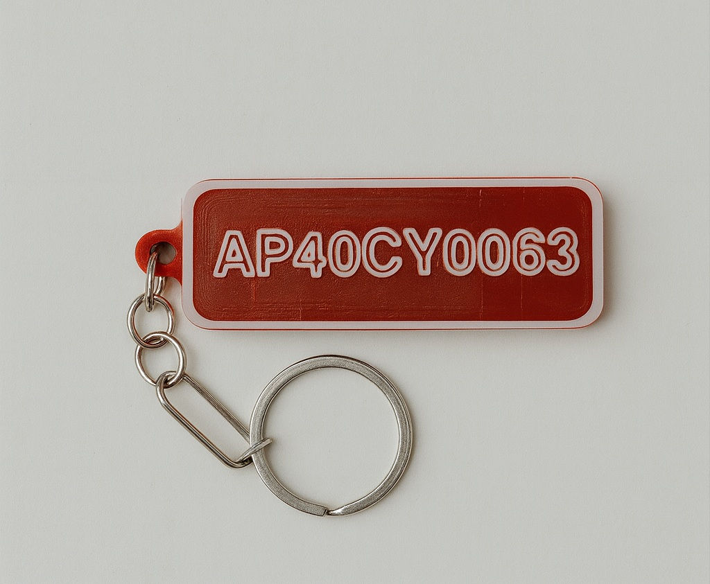 Customized 3D Name Keychain | Personalized Keychain