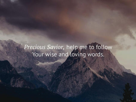 Forgiving them is your response to the Master