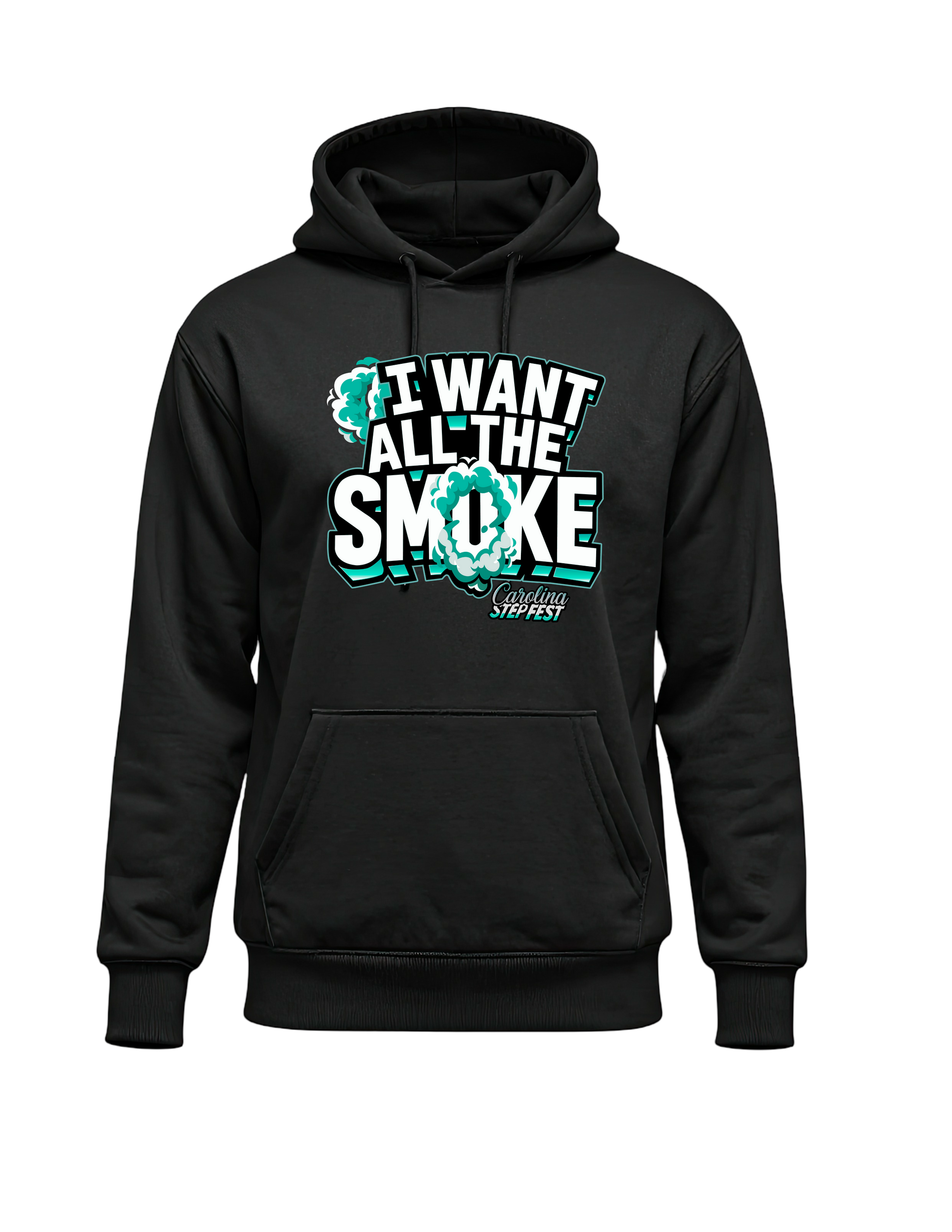 CSF Black / Teal Hoodie