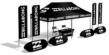 Outdoor gazebos, banners, flags, pop-up banners
