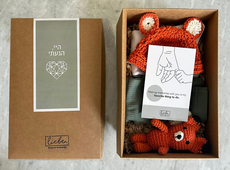 תמונה ממוזערת: היי הגעתי | מארז מתנה ללידה