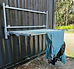 Fold-Down Horse Rug Rack with Gas Struts - SideView