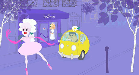 Cherry and Pear in Valentines a kiss to the Moon Fun with Cherry