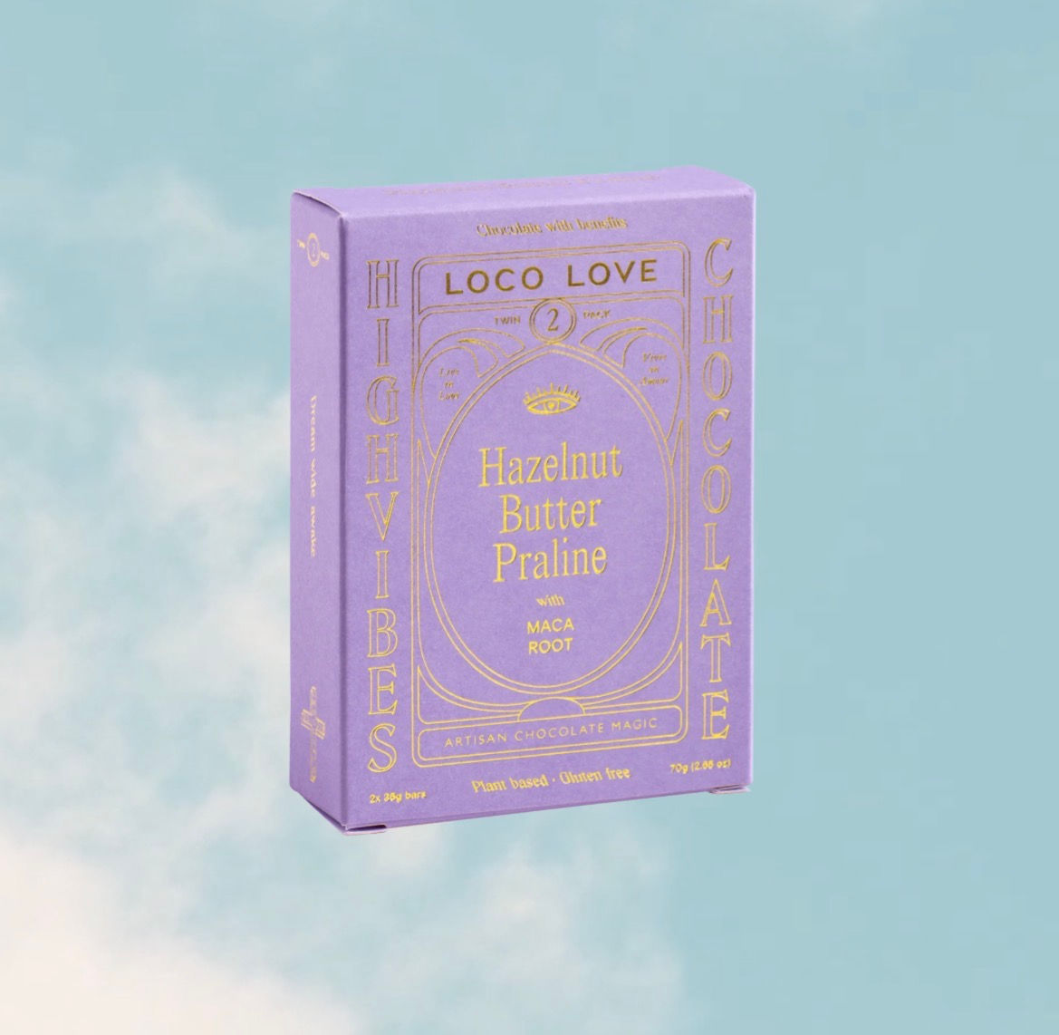 Hazelnut Praline Twin Pack - Loco Love Chocolate