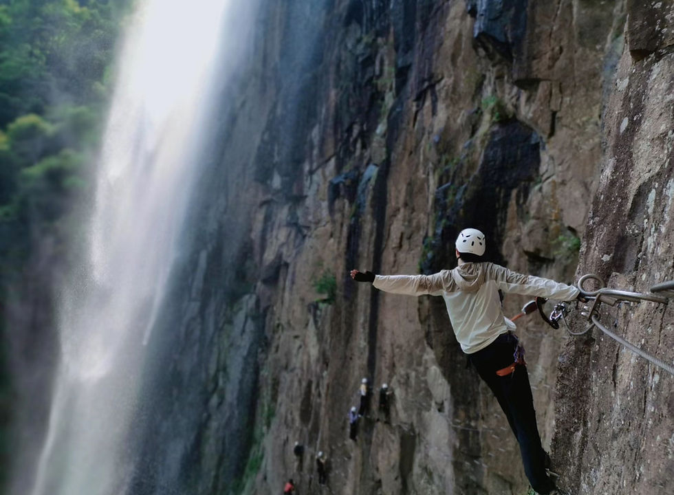 Nov. 16【Thrill Above the Clouds】XufuCliff Via Ferrata Adventure (1)