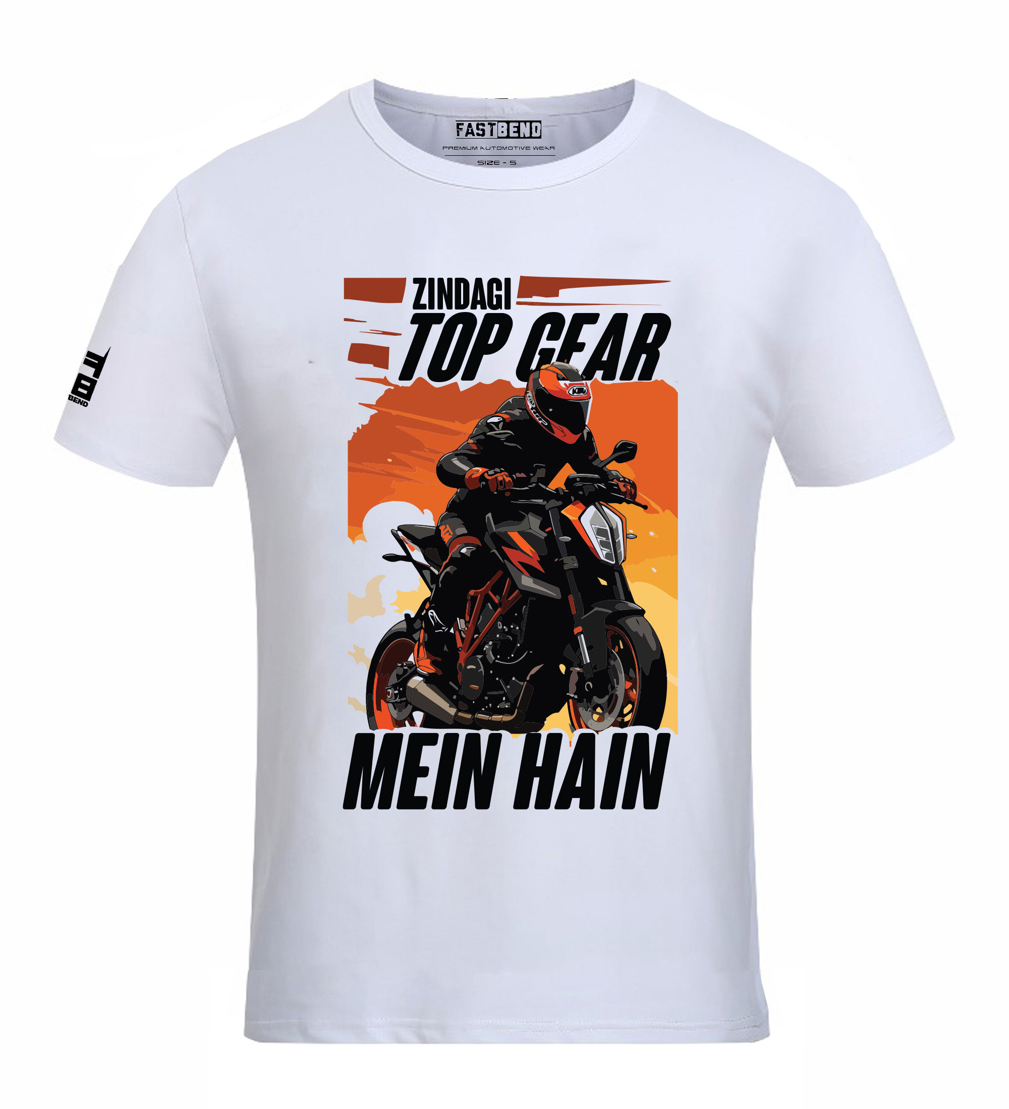 HETF - 003 -Zindagi Top Gear Mein Hai Tshirt