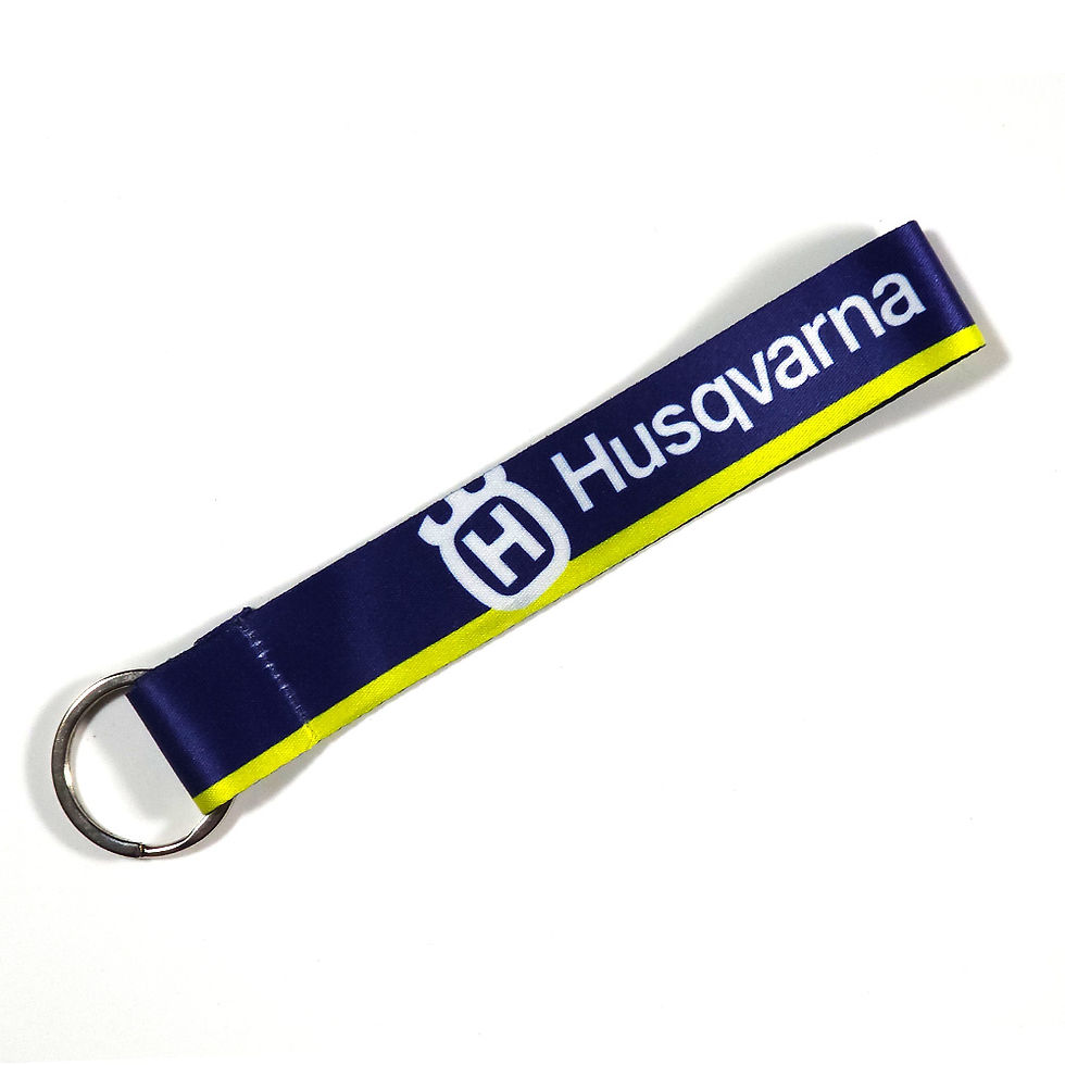2597 Husqvarna Cloth Keychain