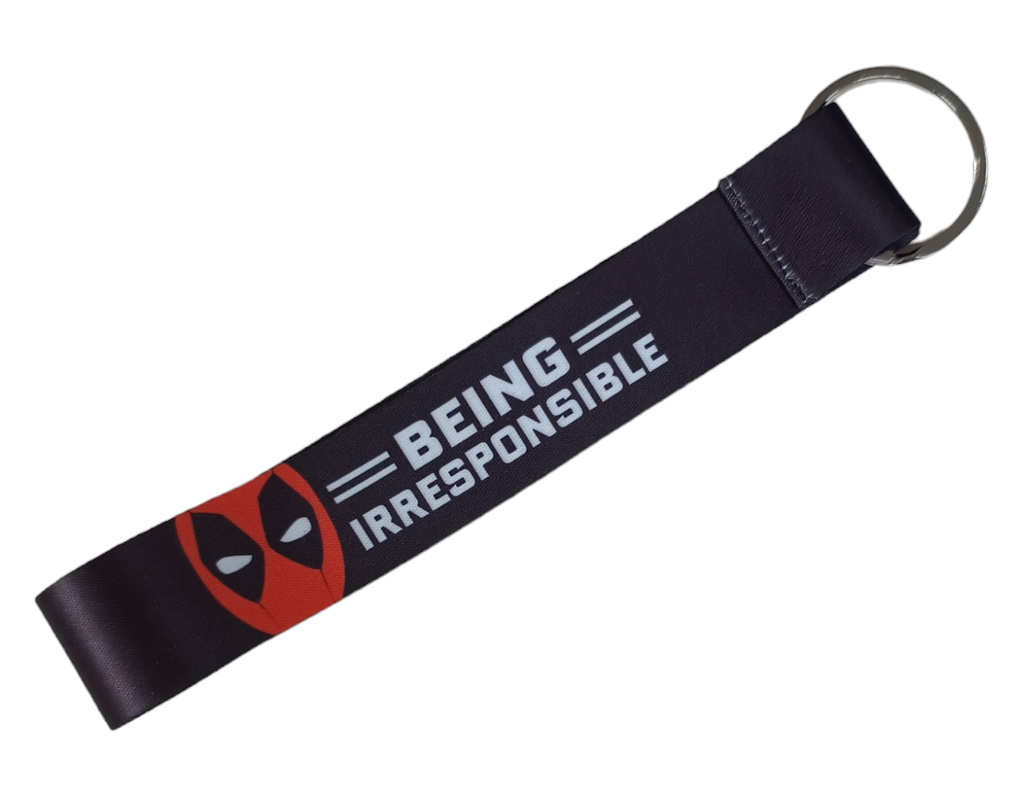 0041 Being Irresponsible Deadpool Cloth Keychain