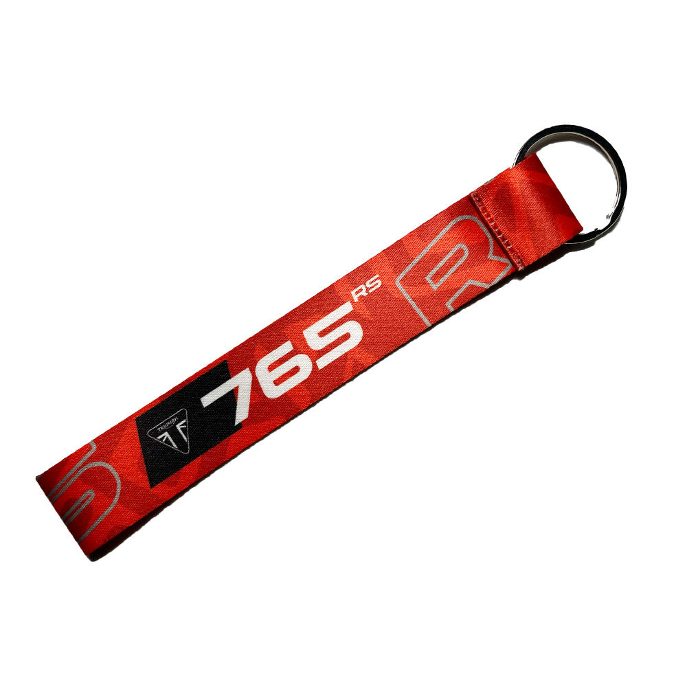 2568 Street Triple RS Red Cloth Keychain