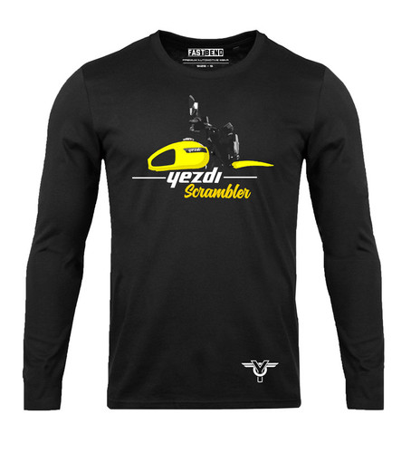 Yezdi scrambler Full Sleeve Tshirt Fastbend Clothing