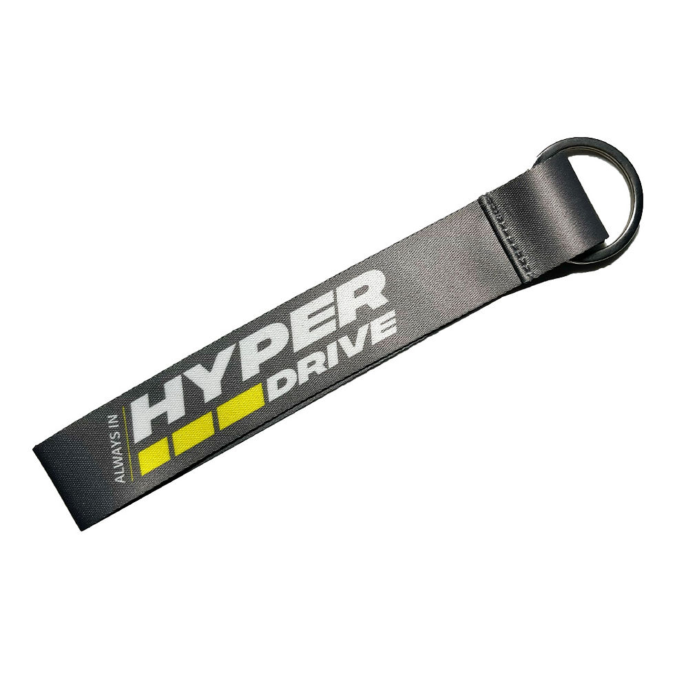 Thumbnail: 2570/76 - Always in Hyper Drive Cloth Keychain