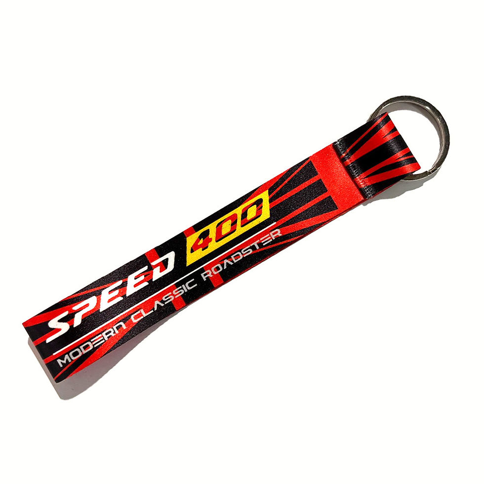 Thumbnail: 2585/6/7 - Roadster Classic Speed 400 Cloth Keychain