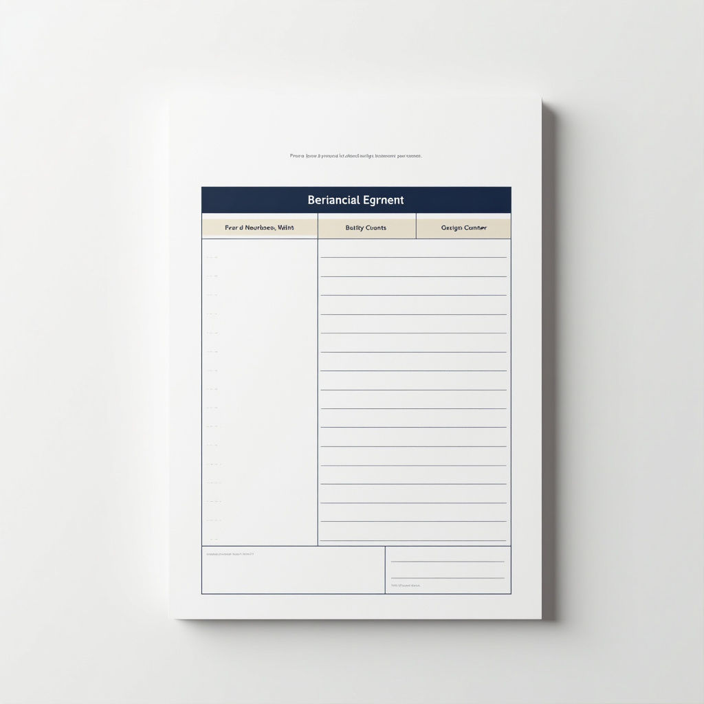 Financial Strategy Template
