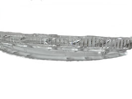 Clear PC automotive light guide with uniform prism optics, molded from Howmin tooling for DRL and turn signal use