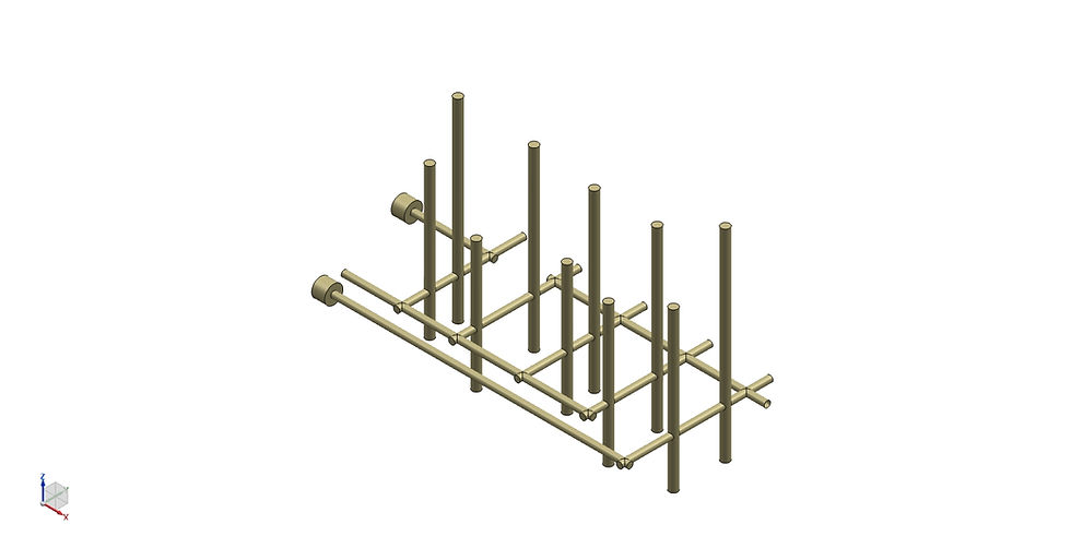Cooling Channel Diagram of a Plastic Injection Mold