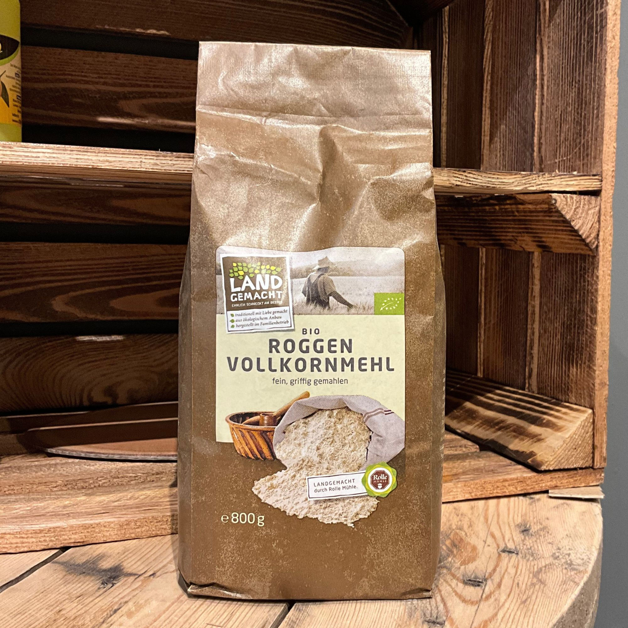 Roggen Vollkornmehl BIO-Mehl von Rolle Mühle