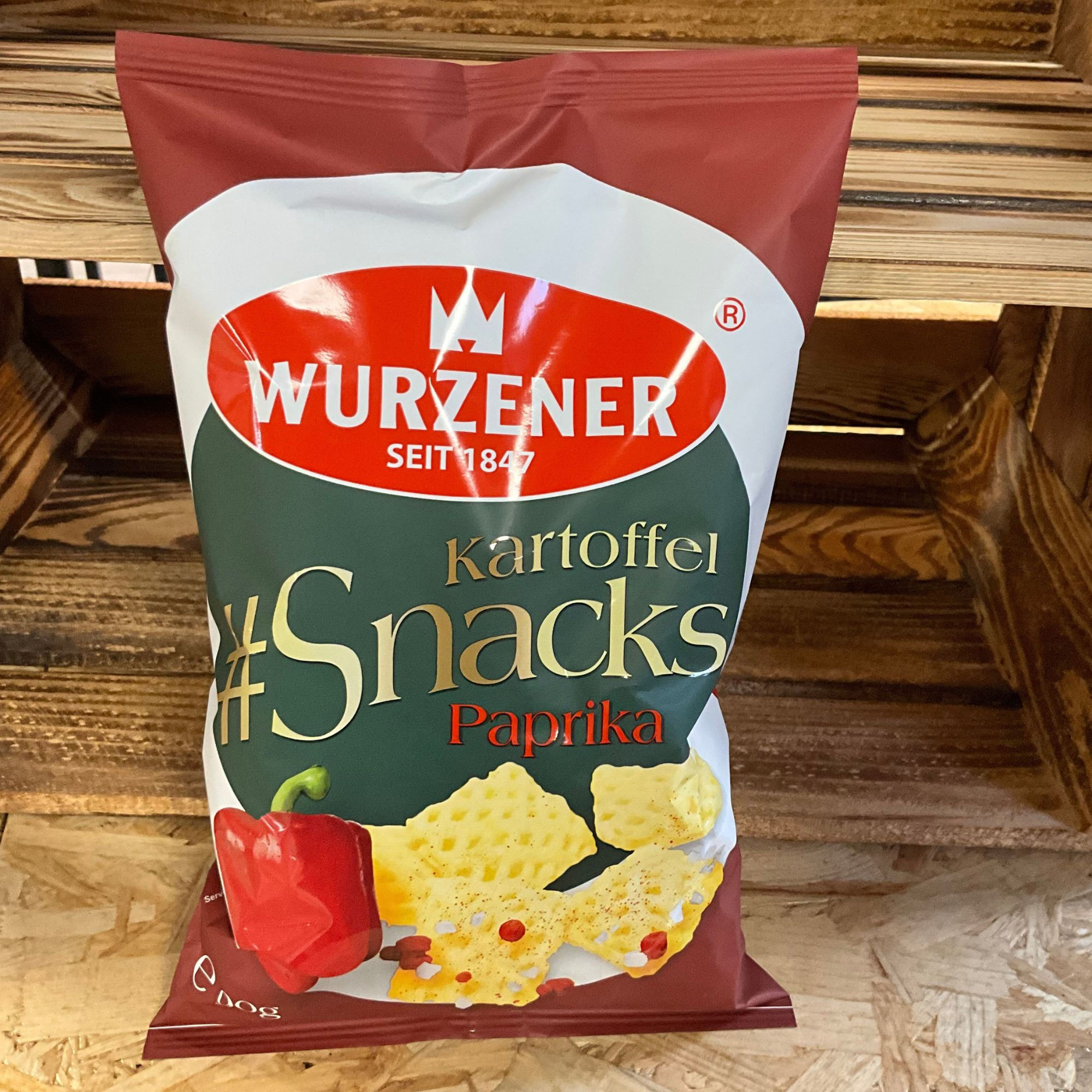 Kartoffel Snack Paprika von Wurzener