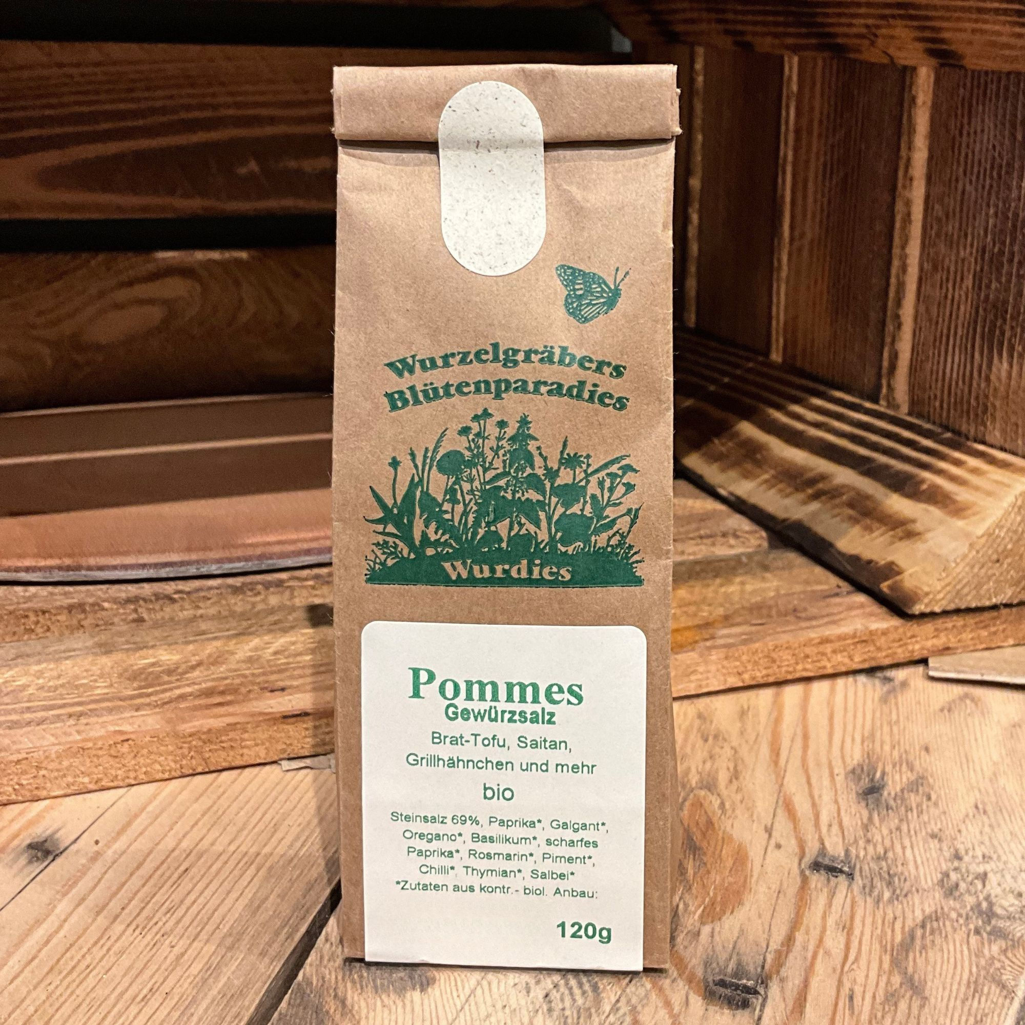 Pommes Gewürzsalz BIO-Gewürz von Wurdies