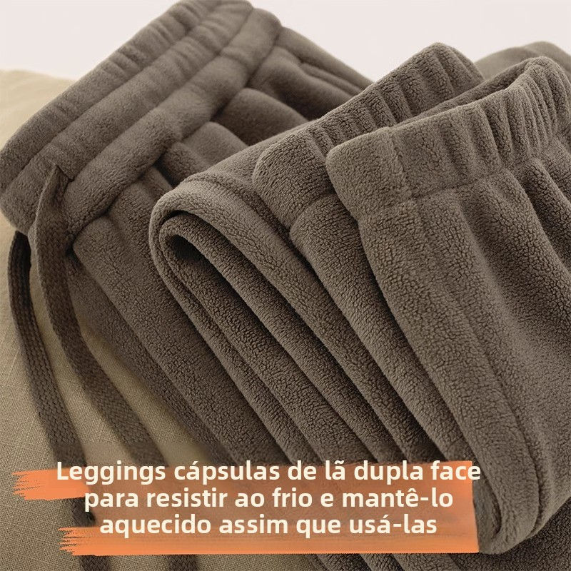 Thickened Double-Sided Fleece Women's Sports Pants Winter Outdoor Wear Warm Orlo