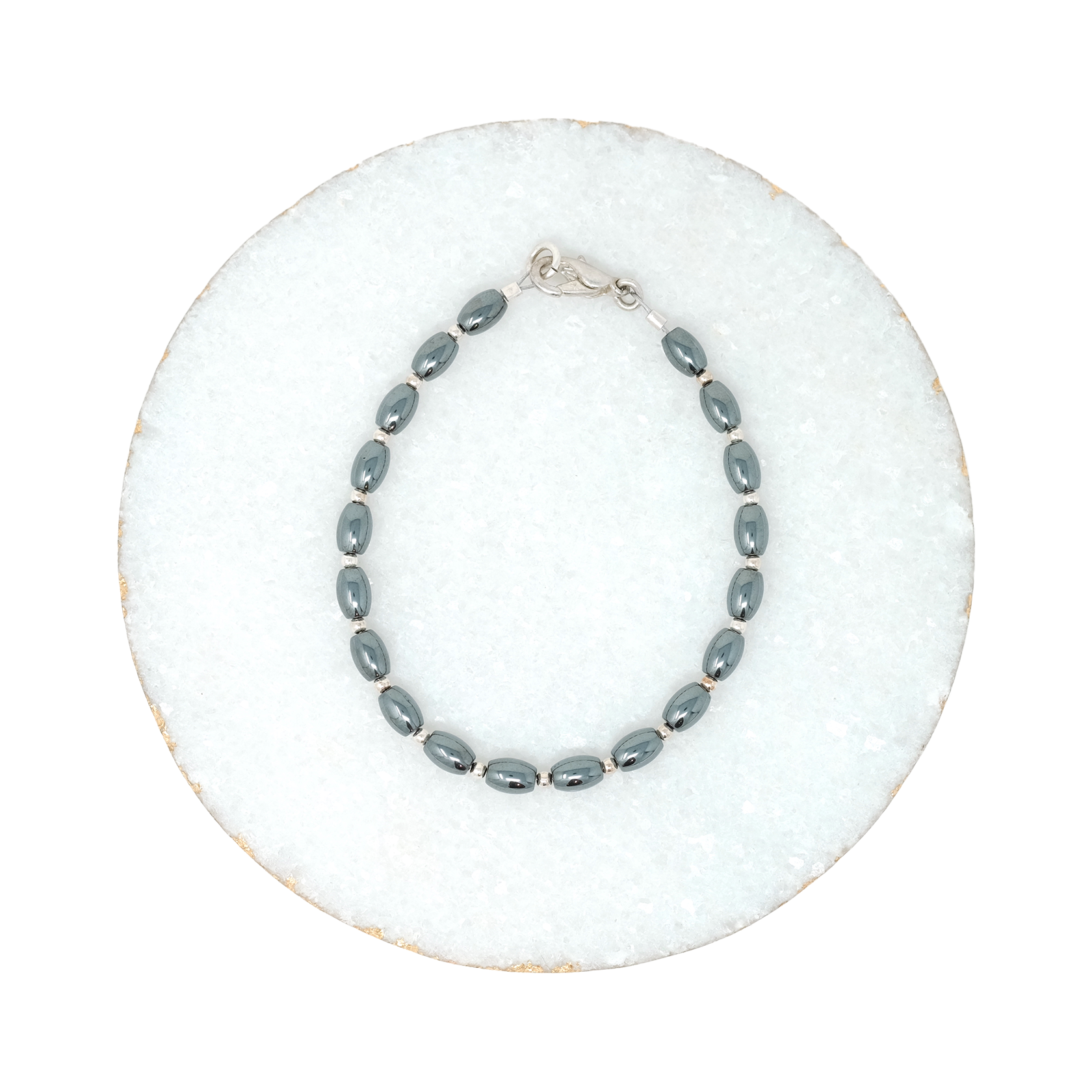 Rachel Dragon | Hematite Bracelet | 6.5”