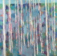 Marshall Noice | Blue Rose, Adobe | Oil on Canvas | 30x30" | 4,400.