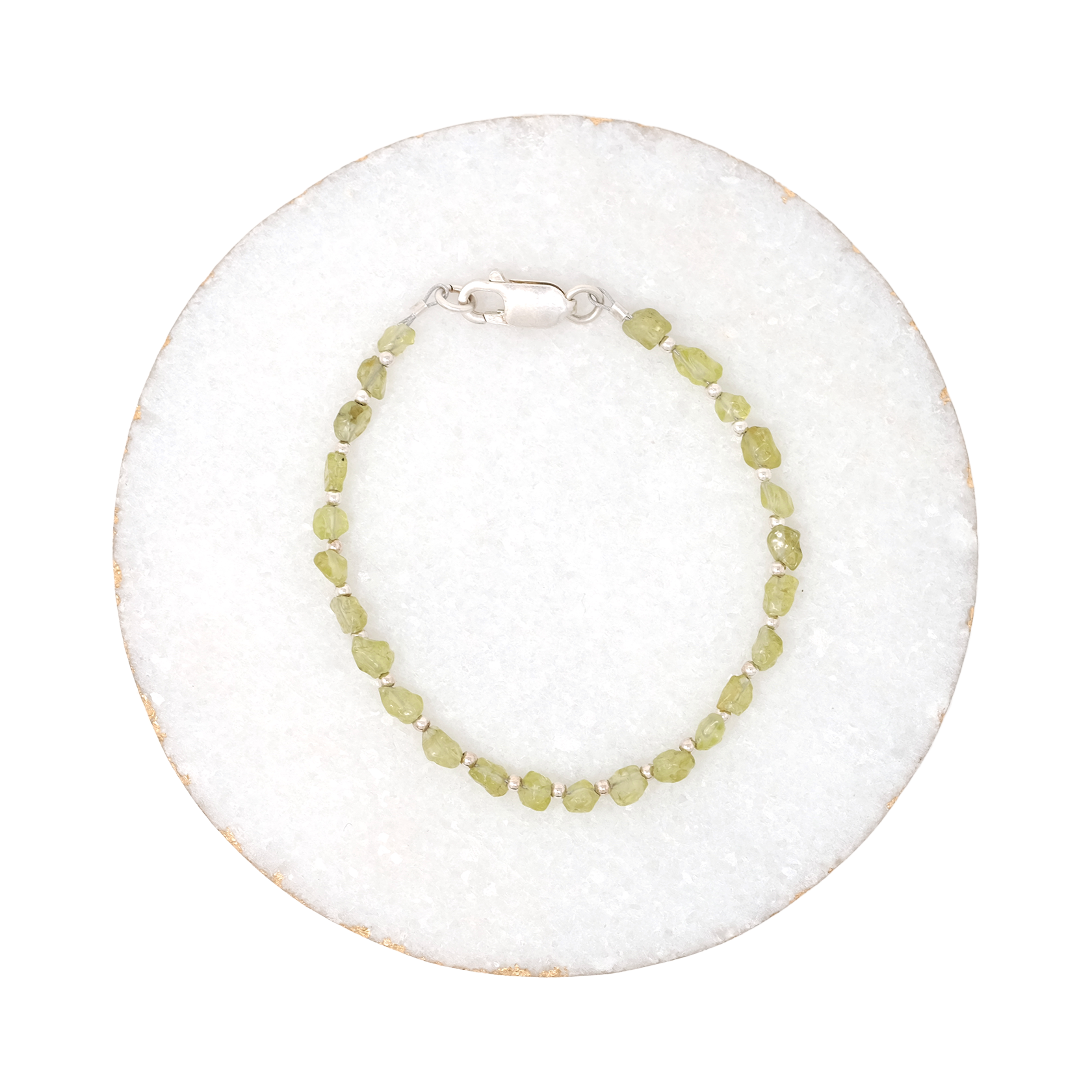 Rachel Dragon | Peridot Bracelet | 7"