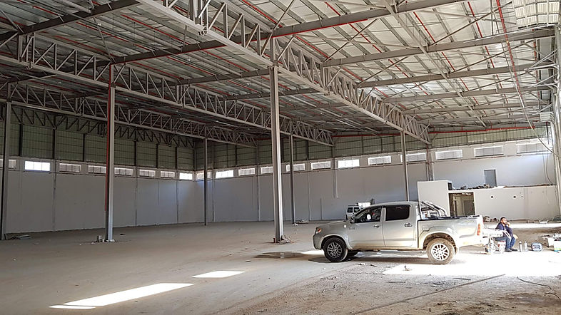 מבנה תעשייה של 3500 מ"ר עד 9500 מ"ר להשכרה באזור אריאל