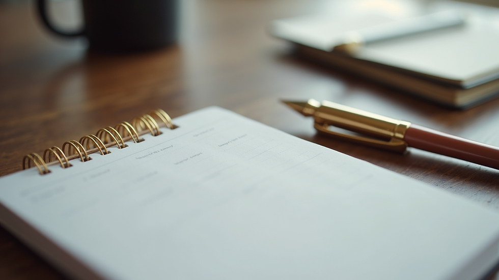 Comment Organiser Votre Bureau avec de la Papeterie Élégante