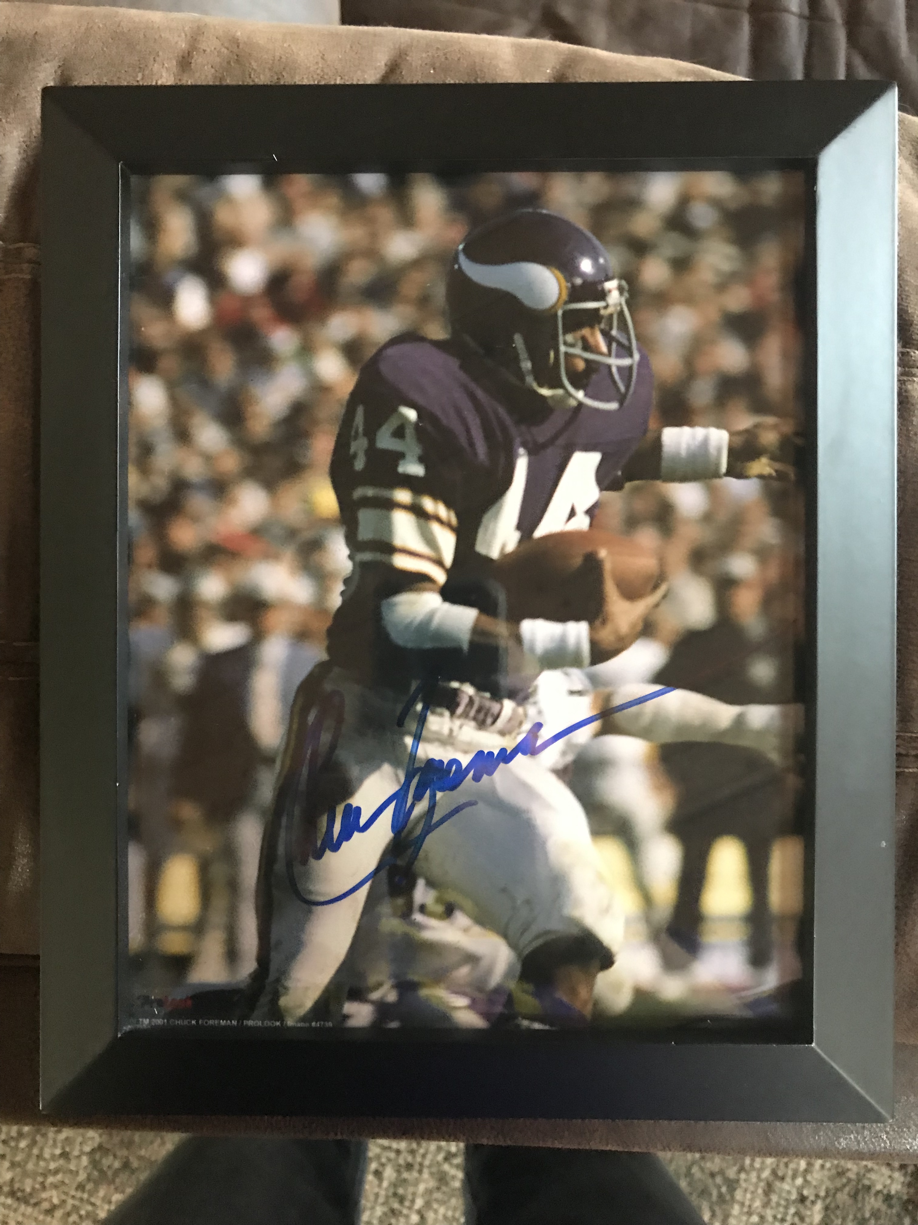 Chuck Foreman Autographed Photo