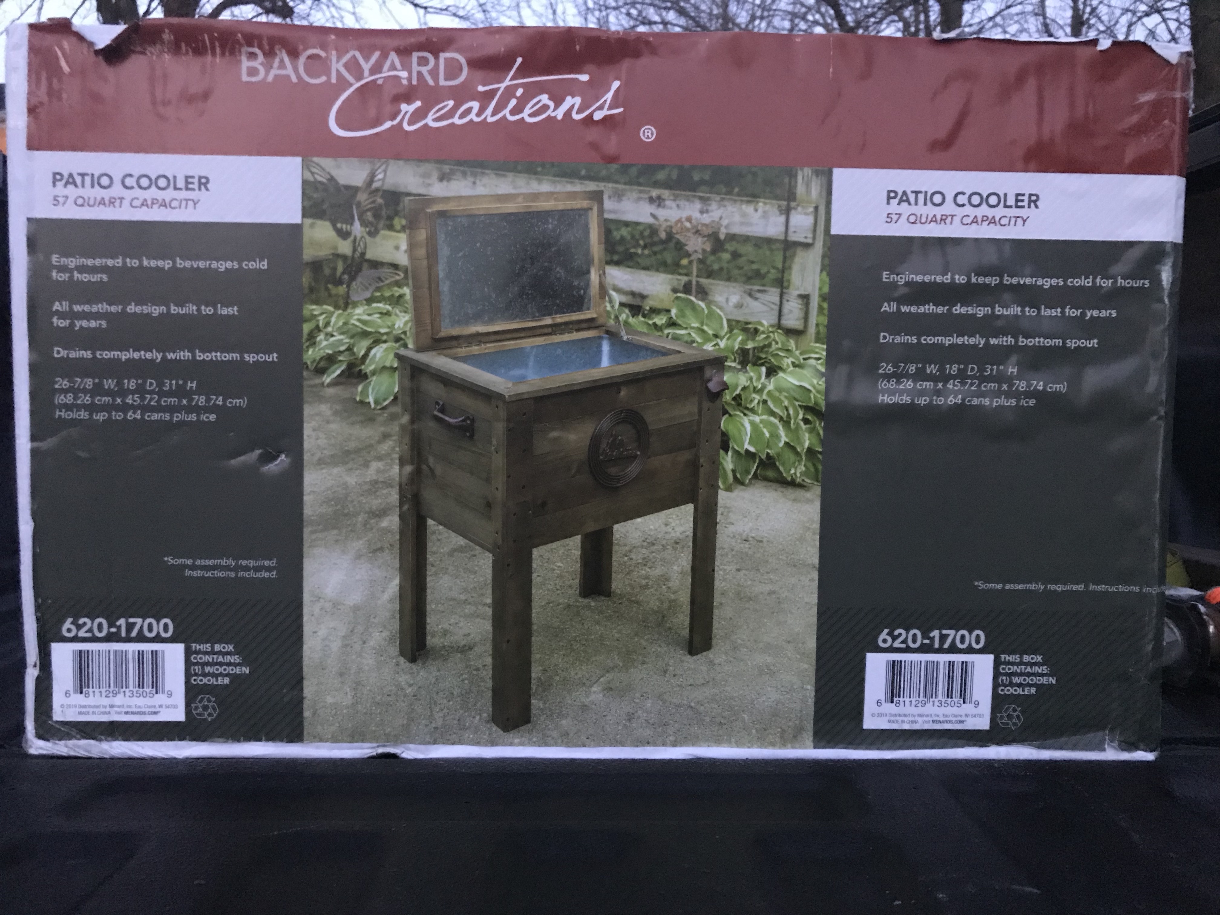 Backyard Creations Patio Cooler
