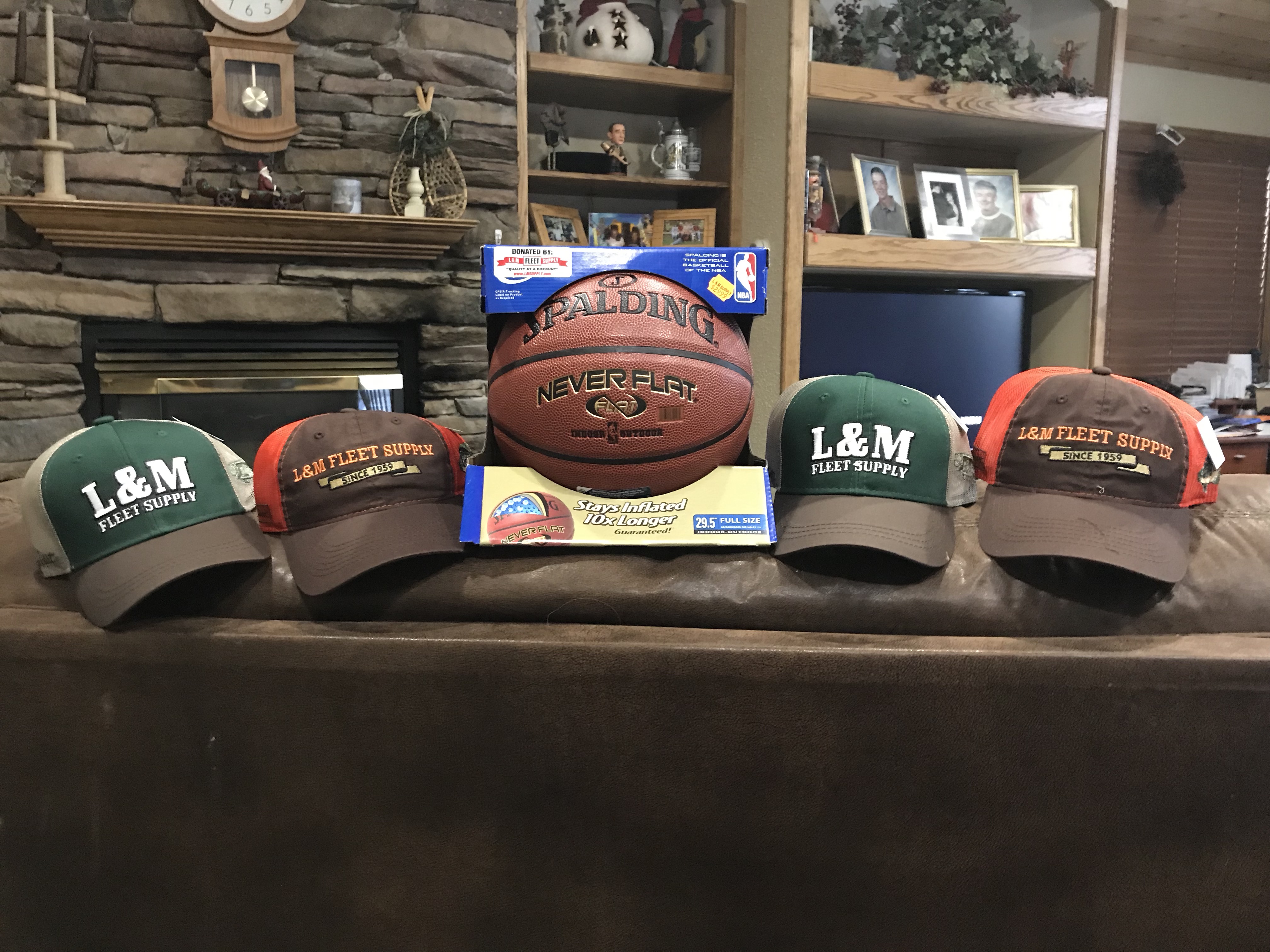 Spalding Never Flat and Hats
