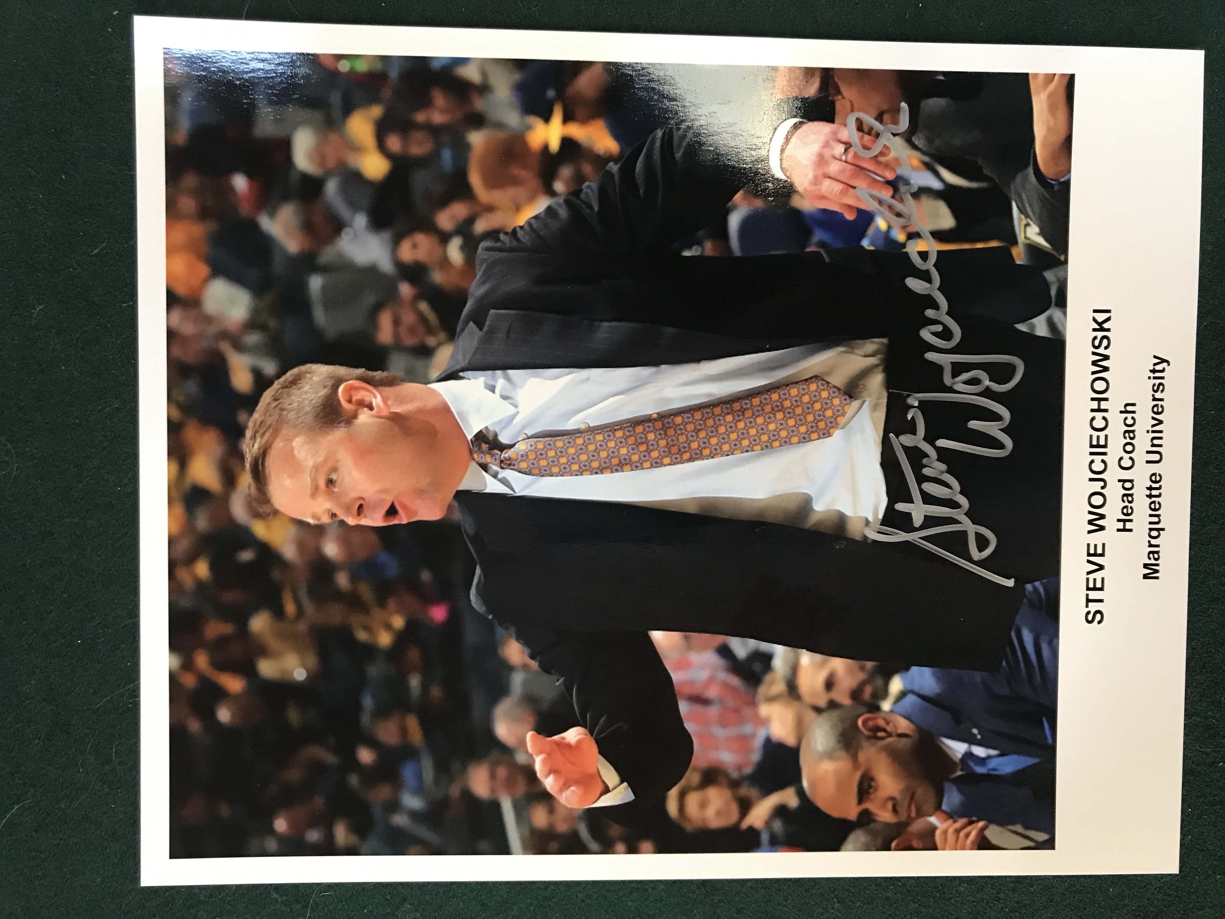 Steve Wojciechowski Autograph Photo