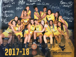 WVU Women's Basketball Poster