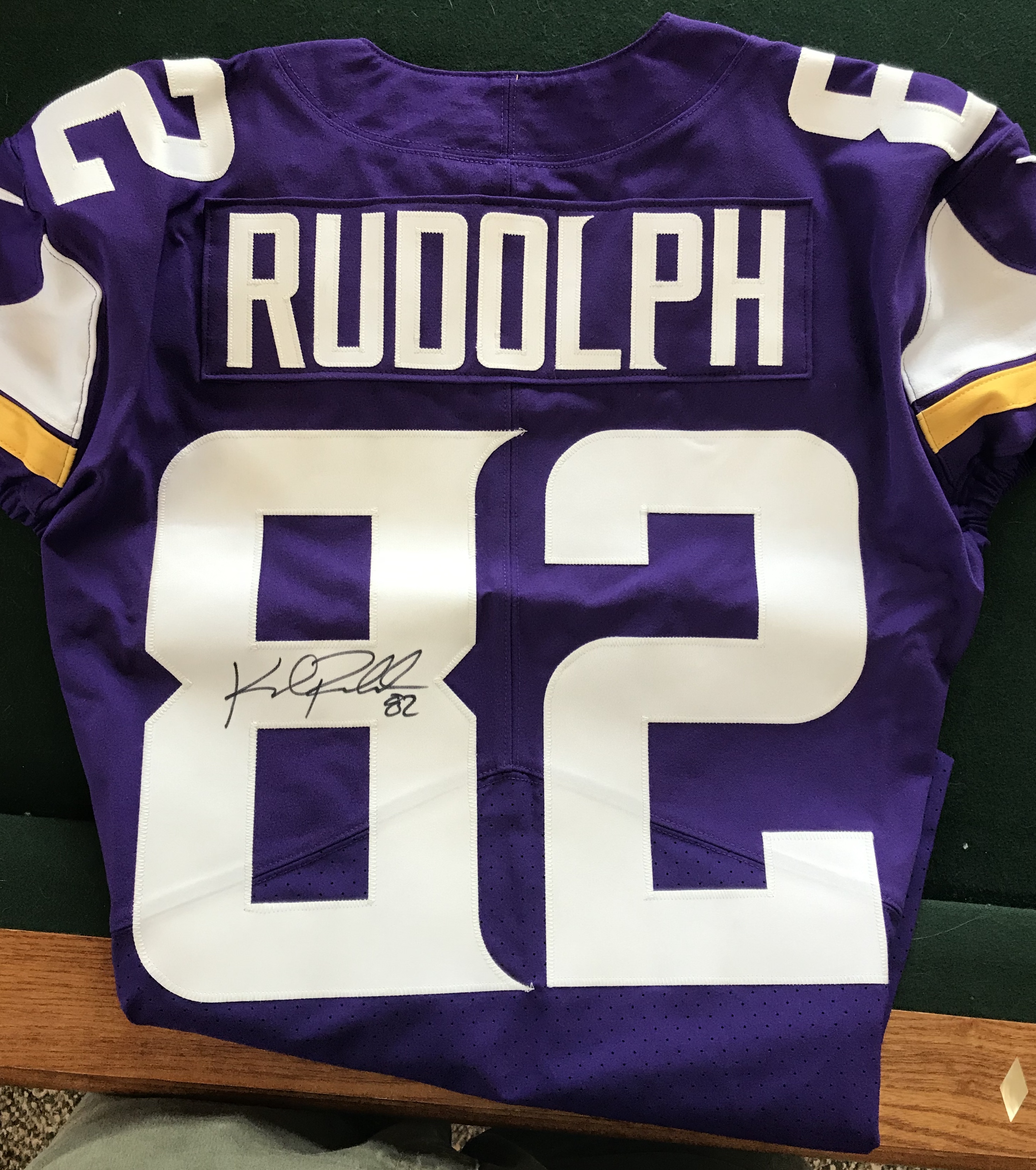 kyle rudolph signed jersey